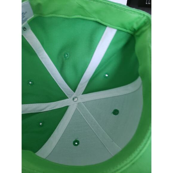 Lids Hat Cap Blank Grandslam Fitted Size 8 Lime Green - Picture 5 of 7